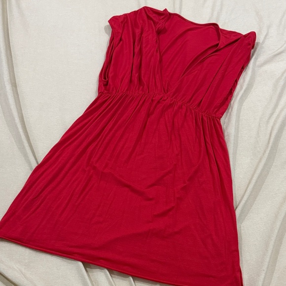 Express Vibrant Red Mini Dress - Picture 1 of 2